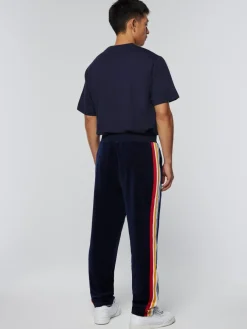 Sergio Tacchini Goran Velour Track Pant Archivio- Maritime Blue Clearance