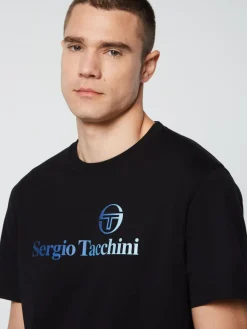 Sergio Tacchini Gradiennte T-Shirt- Black Beauty Outlet