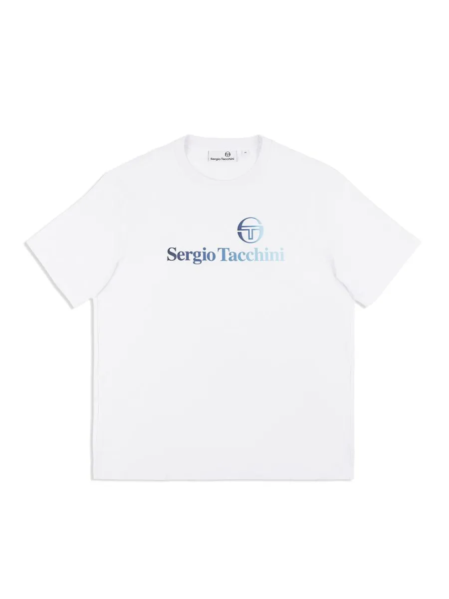 Sergio Tacchini Gradiennte T-Shirt- Brilliant White