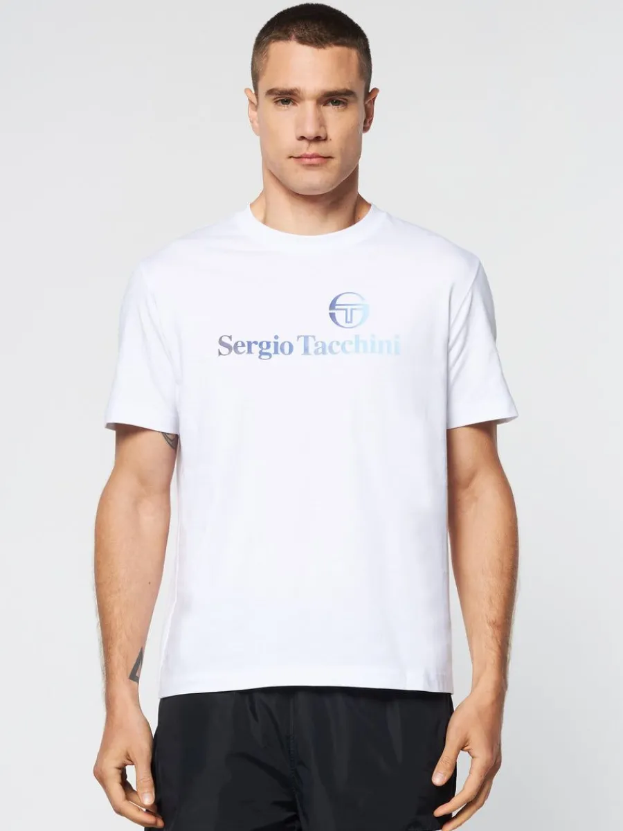 Sergio Tacchini Gradiennte T-Shirt- Brilliant White