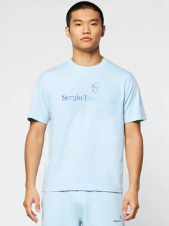 Sergio Tacchini Gradiennte T-Shirt- Clear Sky New