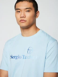Sergio Tacchini Gradiennte T-Shirt- Clear Sky New