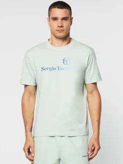Sergio Tacchini Gradiennte T-Shirt- Surf Spray Hot