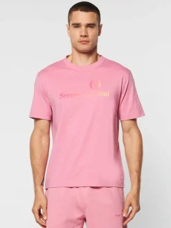 Sergio Tacchini Gradiennte T-Shirt- Wild Rose Hot