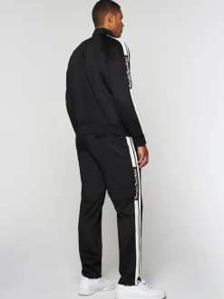 Sergio Tacchini Gromo Tape Track Jacket- Black Beauty