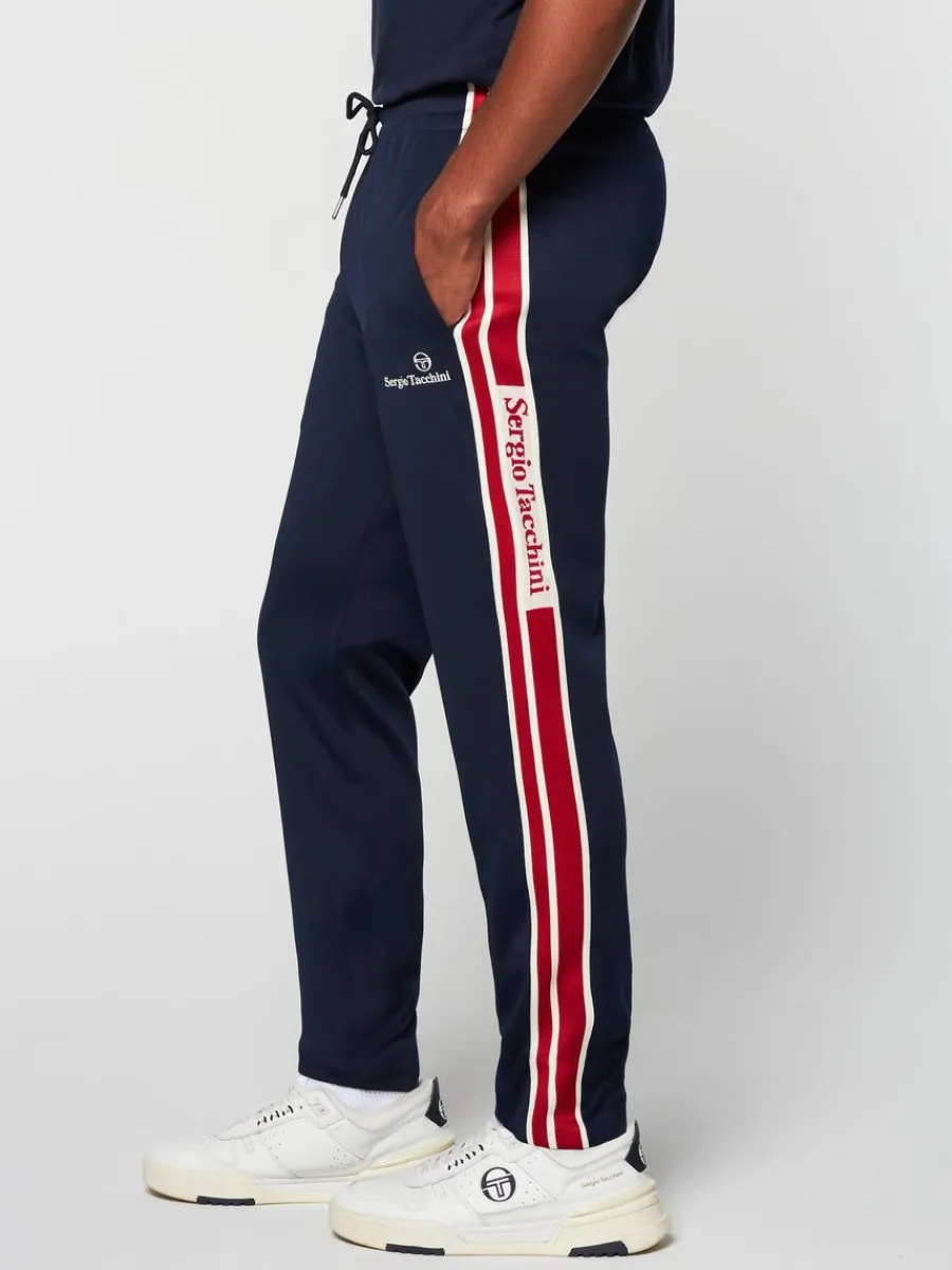 Sergio Tacchini Gromo Tape Track Pant- Maritime Blue Sale