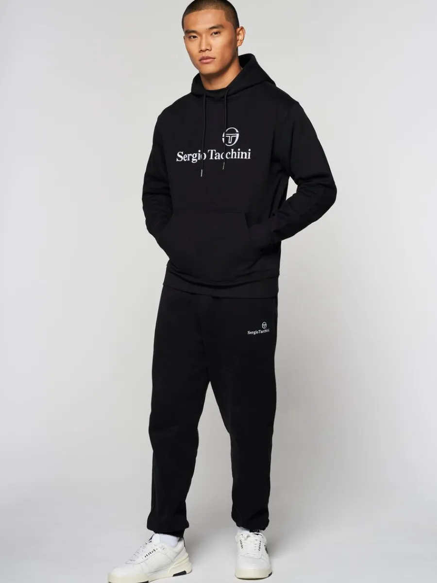 Sergio Tacchini Heritage Hoodie- Black Beauty Discount