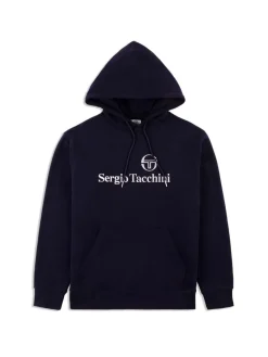 Sergio Tacchini Heritage Hoodie- Maritime Blue Sale