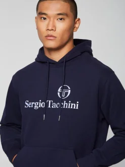 Sergio Tacchini Heritage Hoodie- Maritime Blue Sale