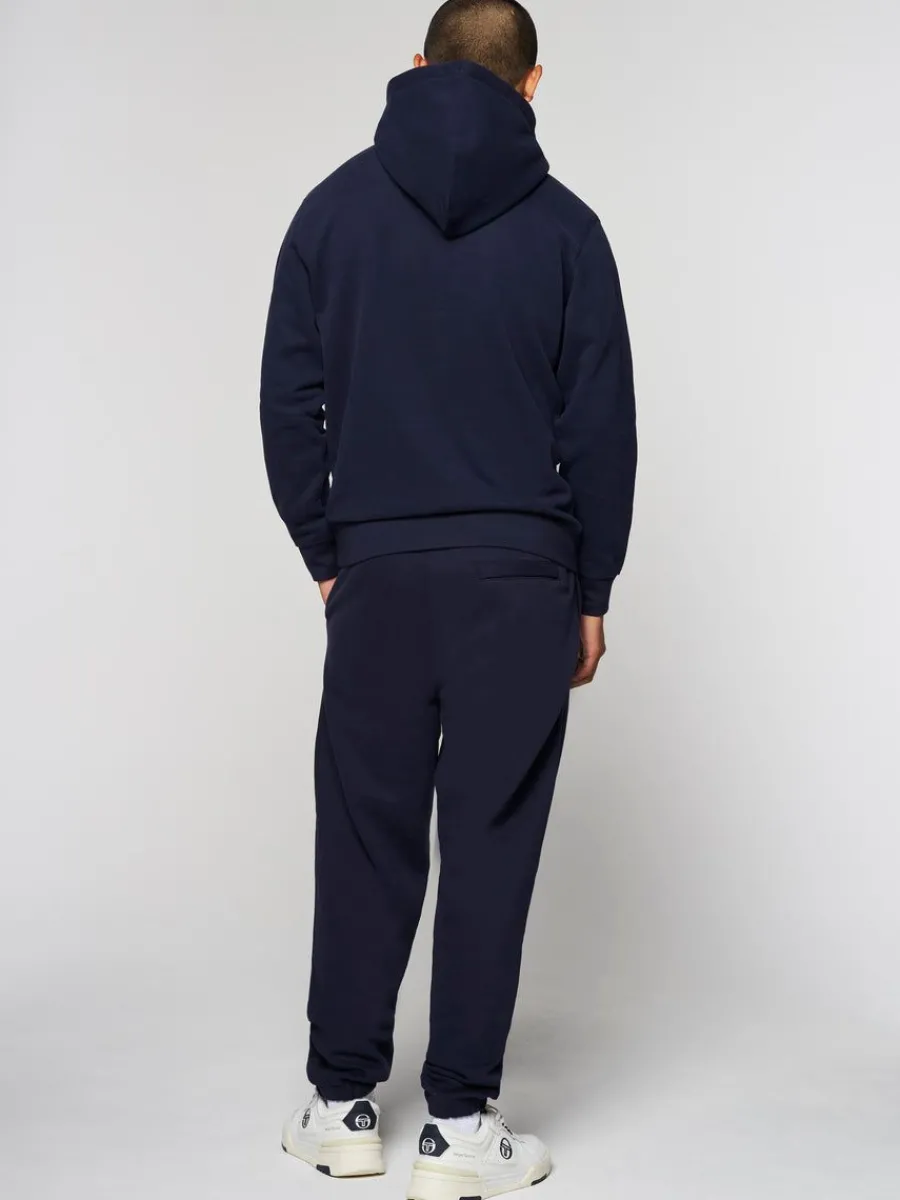 Sergio Tacchini Heritage Hoodie- Maritime Blue Outlet