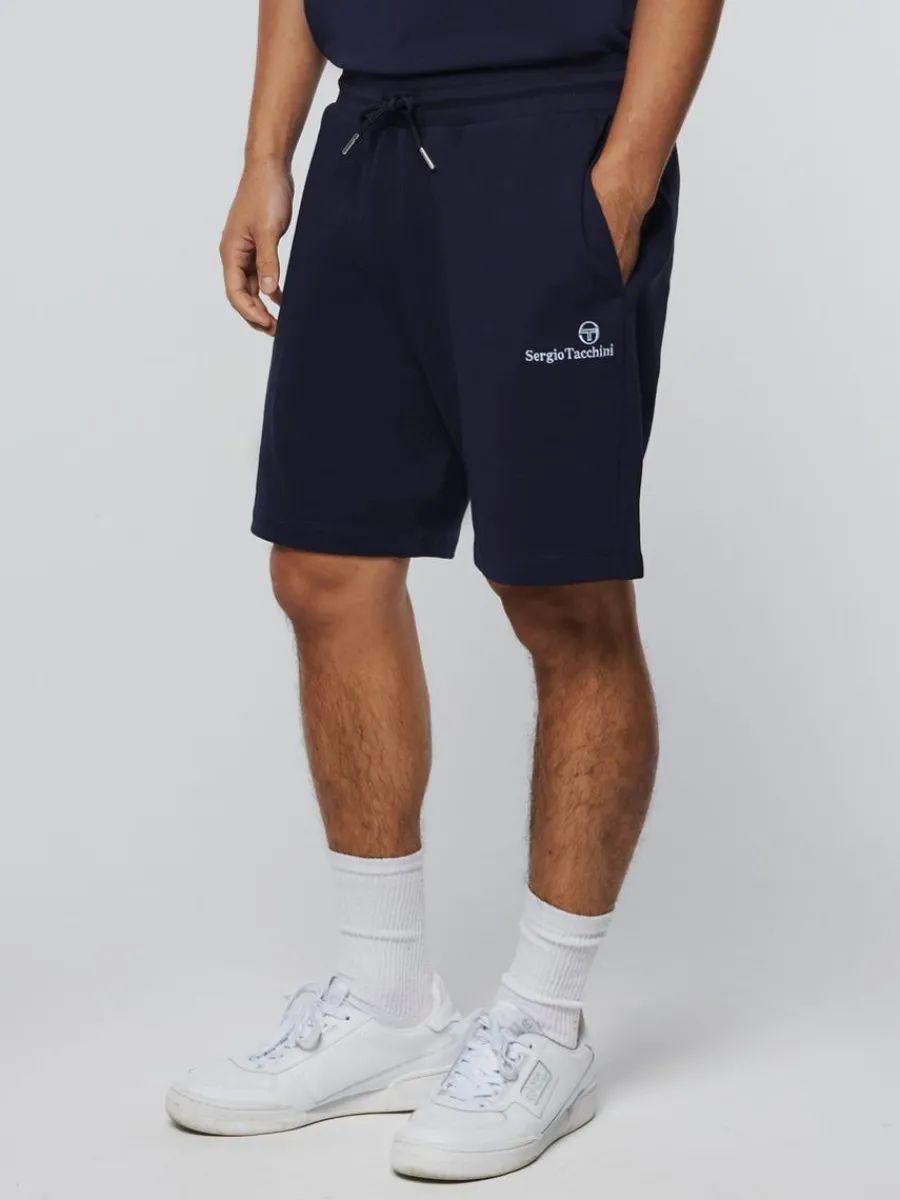 Sergio Tacchini Heritage Logo Short-Maritime Blue Clearance