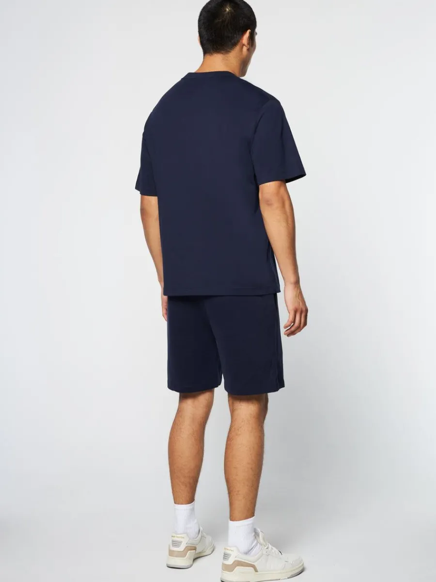 Sergio Tacchini Heritage T-Shirt- Maritime Blue Best