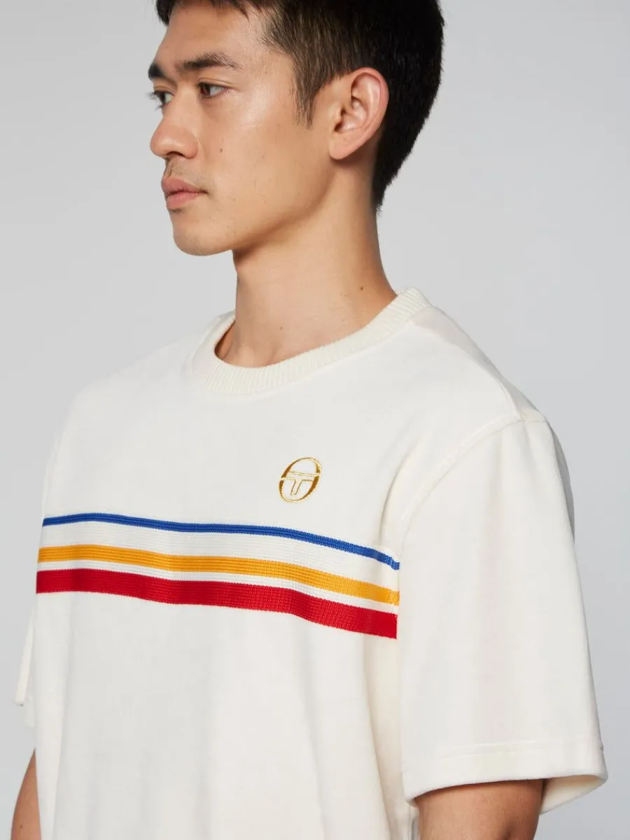 Sergio Tacchini Ivanes T-Shirt Archivio- Gardenia Hot