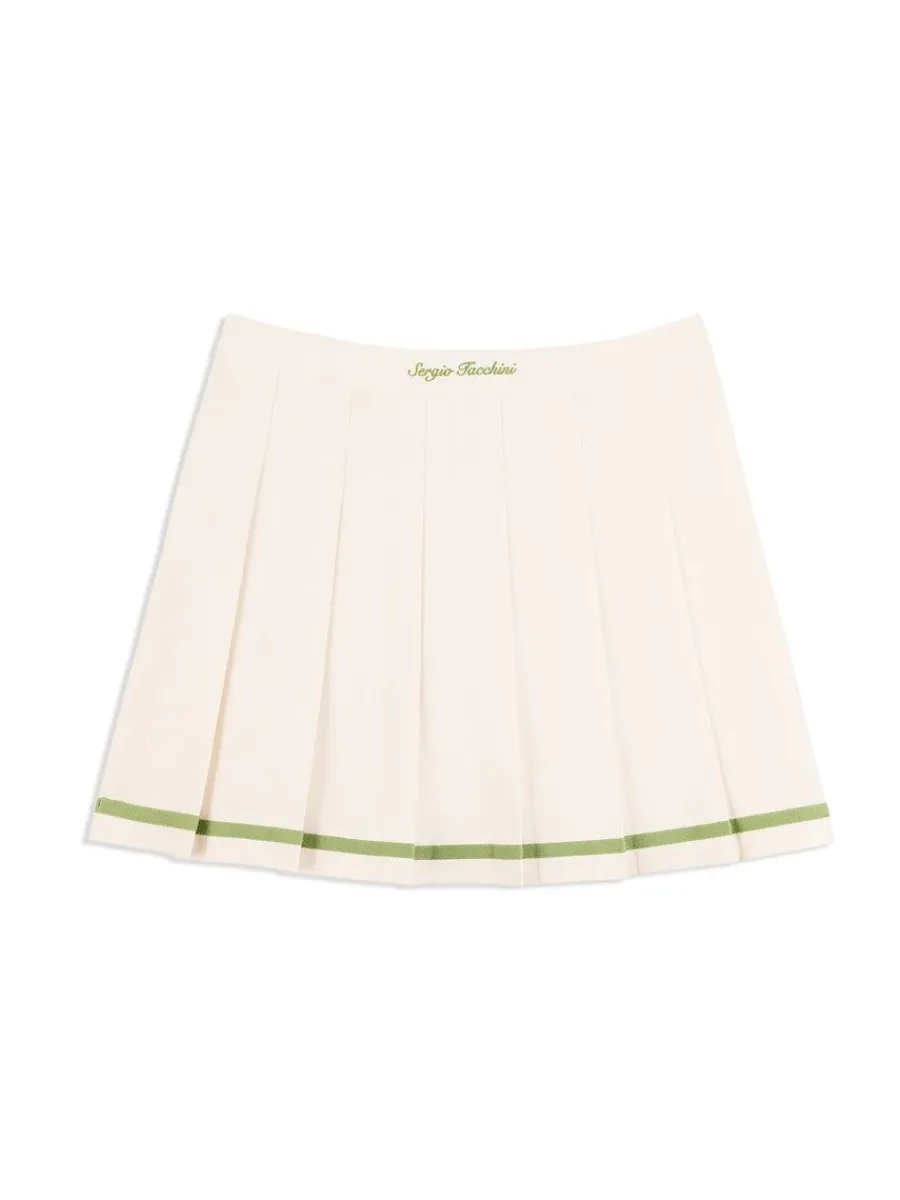 Sergio Tacchini Kalkman Tennis Skirt- Gardenia Outlet