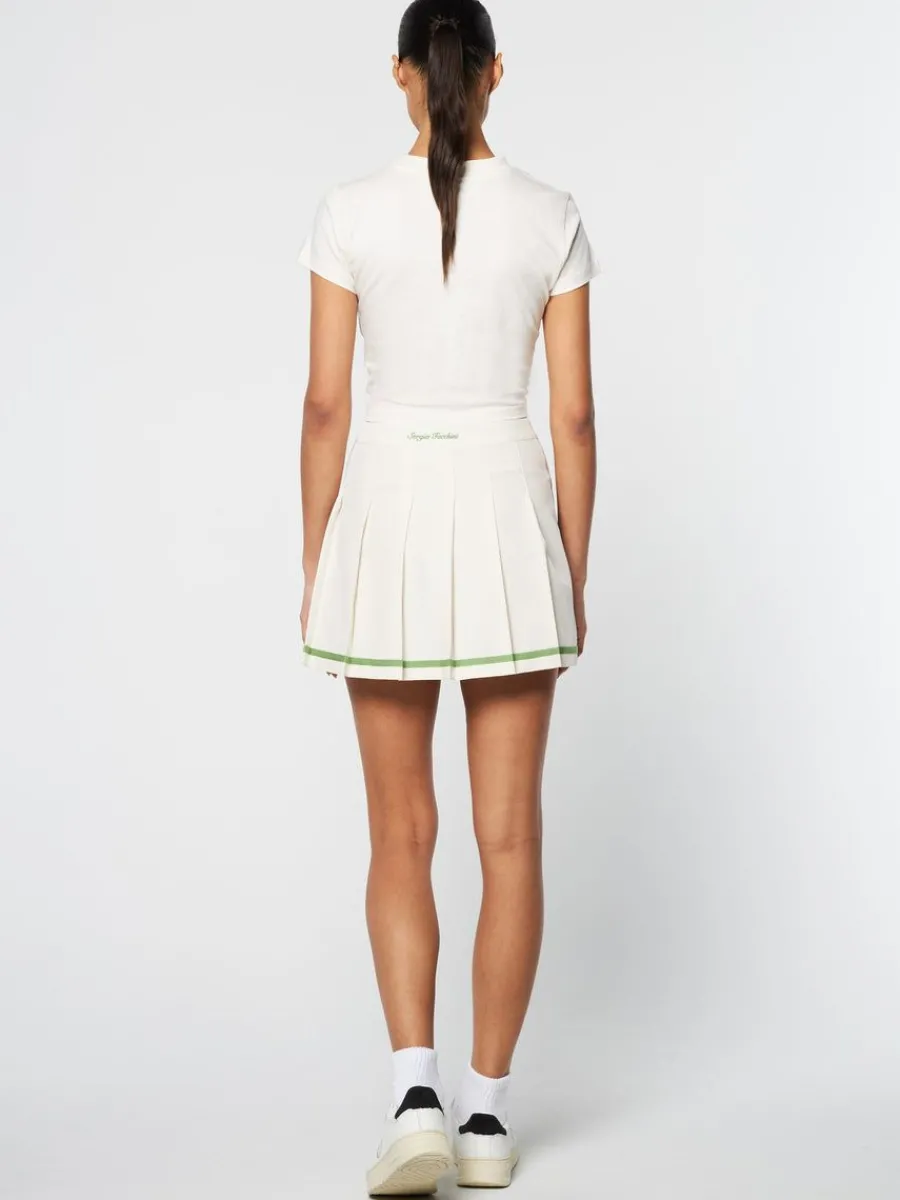Sergio Tacchini Kalkman Tennis Skirt- Gardenia Outlet
