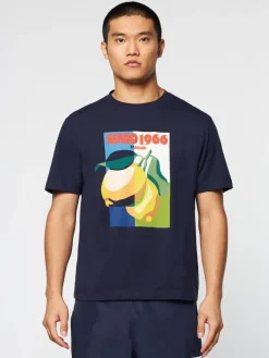 Sergio Tacchini Limone T-Shirt- Maritime Blue