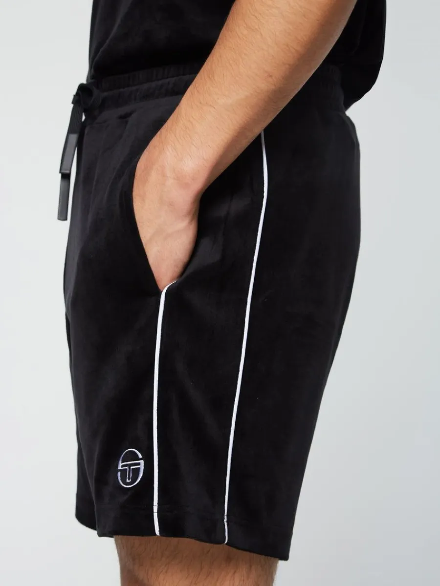 Sergio Tacchini Lioni Velour Short Archivio- Black Beauty Best