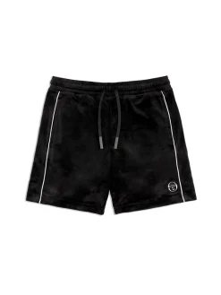 Sergio Tacchini Lioni Velour Short Archivio- Black Beauty