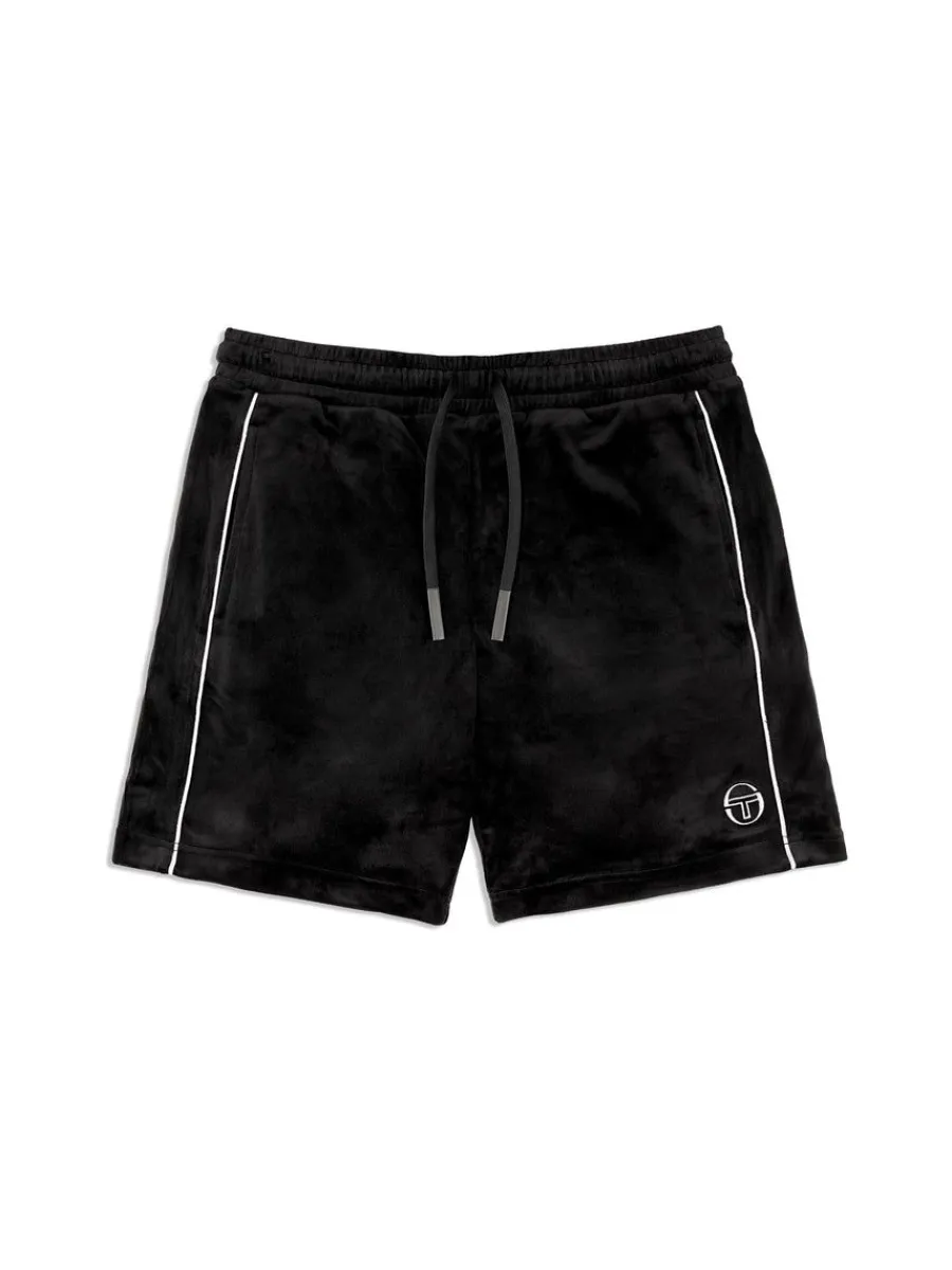 Sergio Tacchini Lioni Velour Short Archivio- Black Beauty