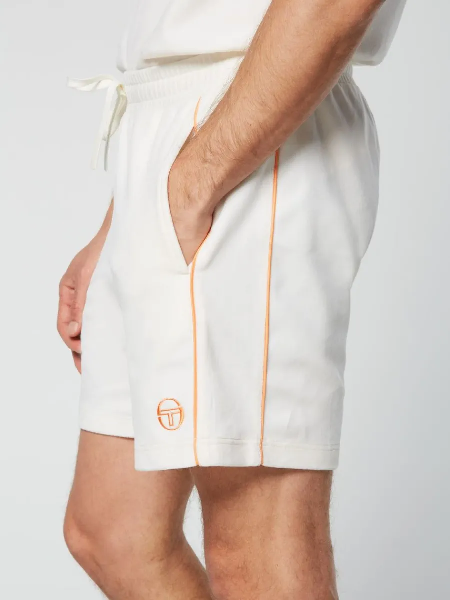 Sergio Tacchini Lioni Velour Short Archivio- Gardenia Sale