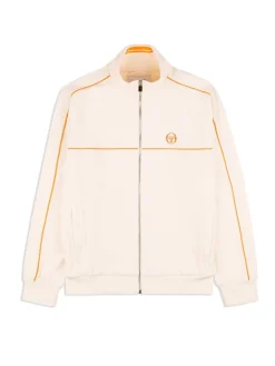 Sergio Tacchini Lioni Velour Track Jacket Archivio- Gardenia Discount