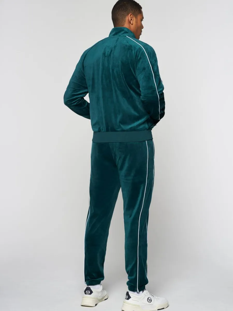 Sergio Tacchini Lioni Velour Track Jacket- Botanical Garden Sale