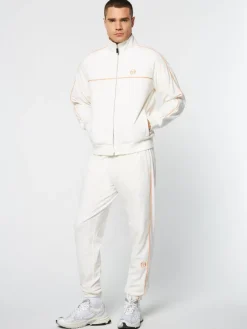 Sergio Tacchini Lioni Velour Track Jacket Archivio- Gardenia Sale
