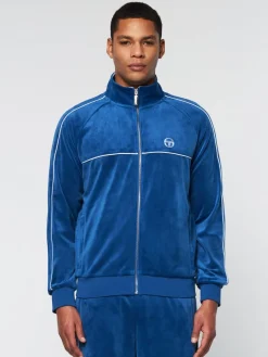 Sergio Tacchini Lioni Velour Track Jacket Archivio- Limoges Discount