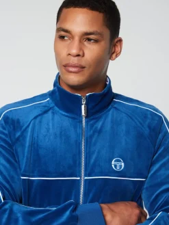 Sergio Tacchini Lioni Velour Track Jacket Archivio- Limoges Discount