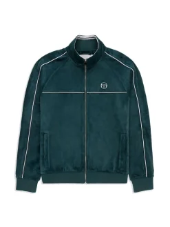 Sergio Tacchini Lioni Velour Track Jacket- Botanical Garden Outlet