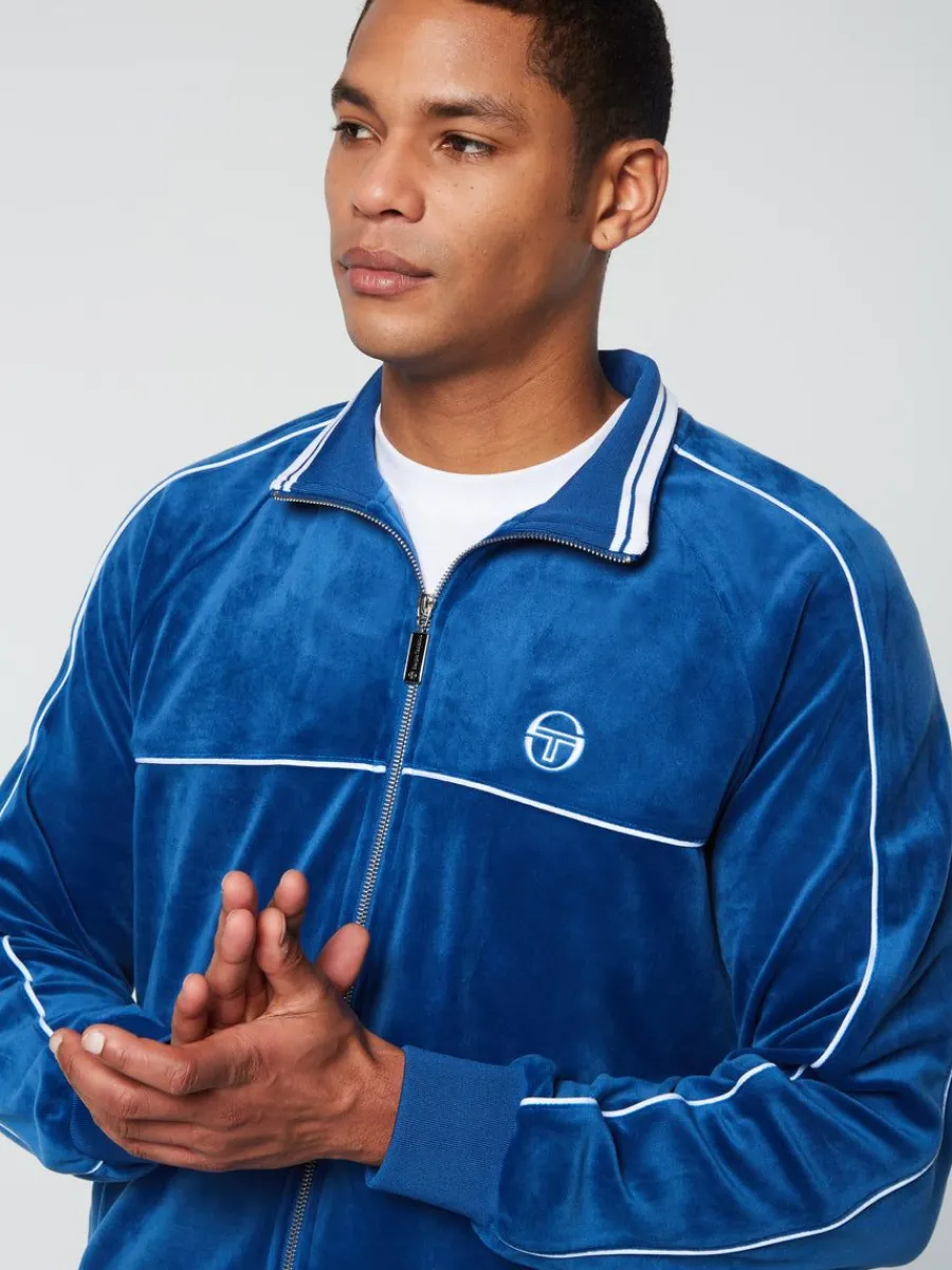 Sergio Tacchini Lioni Velour Track Jacket Archivio- Limoges Outlet