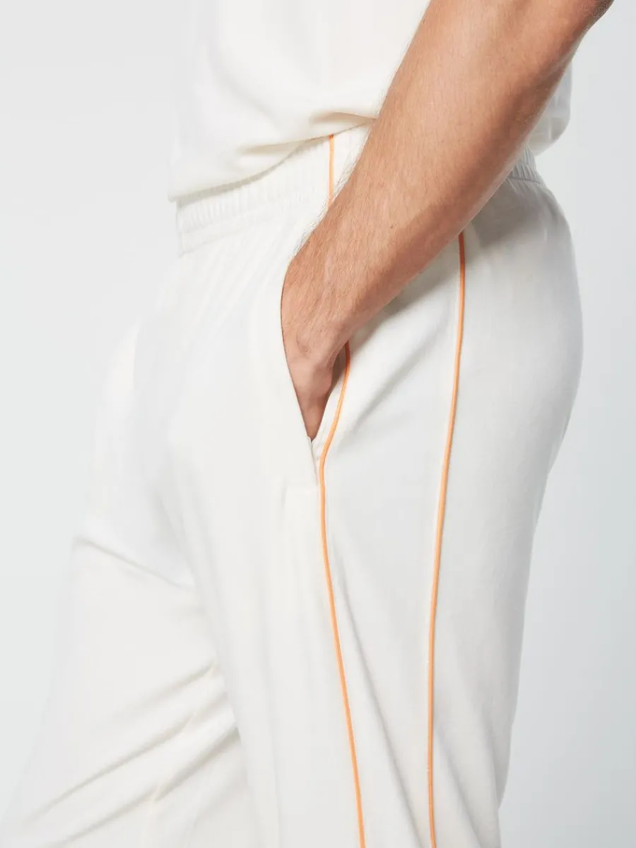 Sergio Tacchini Lioni Velour Track Pant Archivio- Gardenia