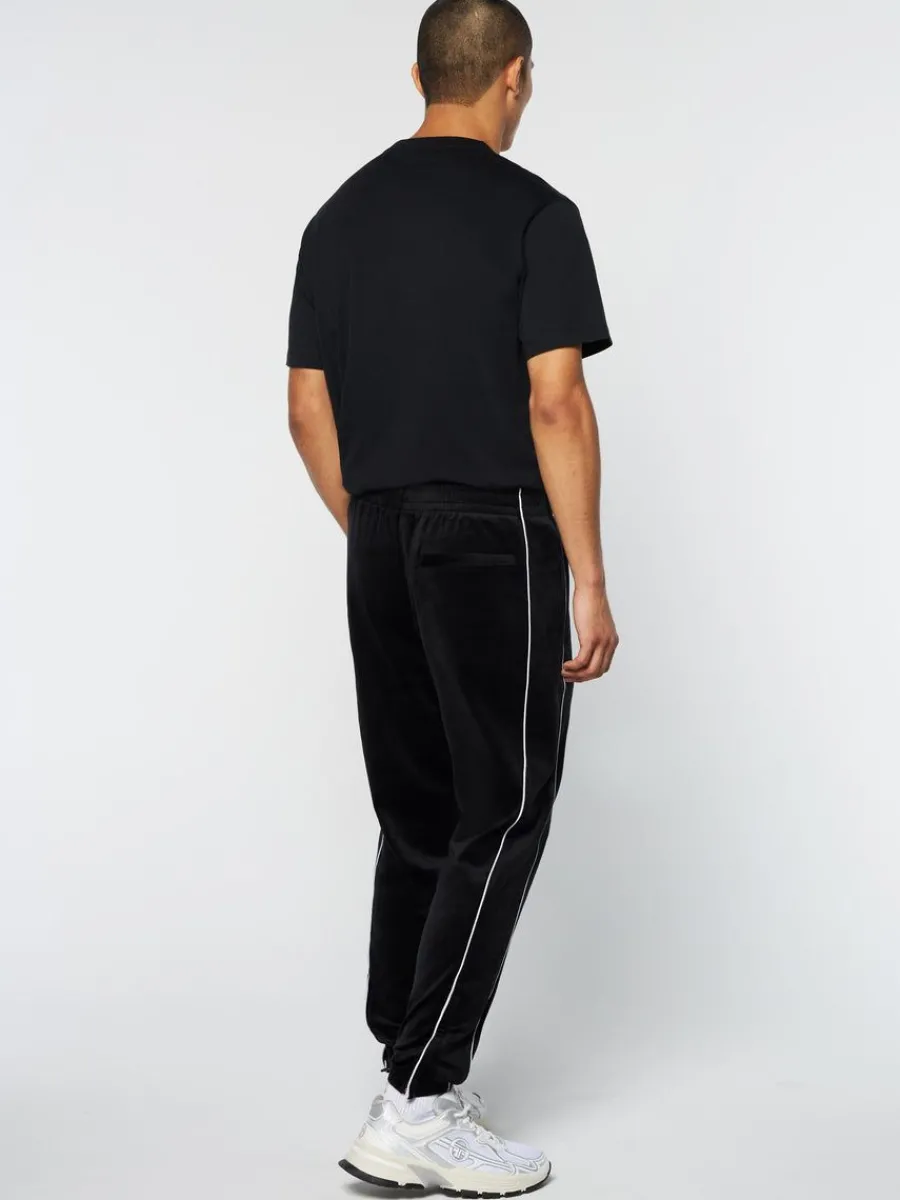 Sergio Tacchini Lioni Velour Track Pant- Black Beauty Sale