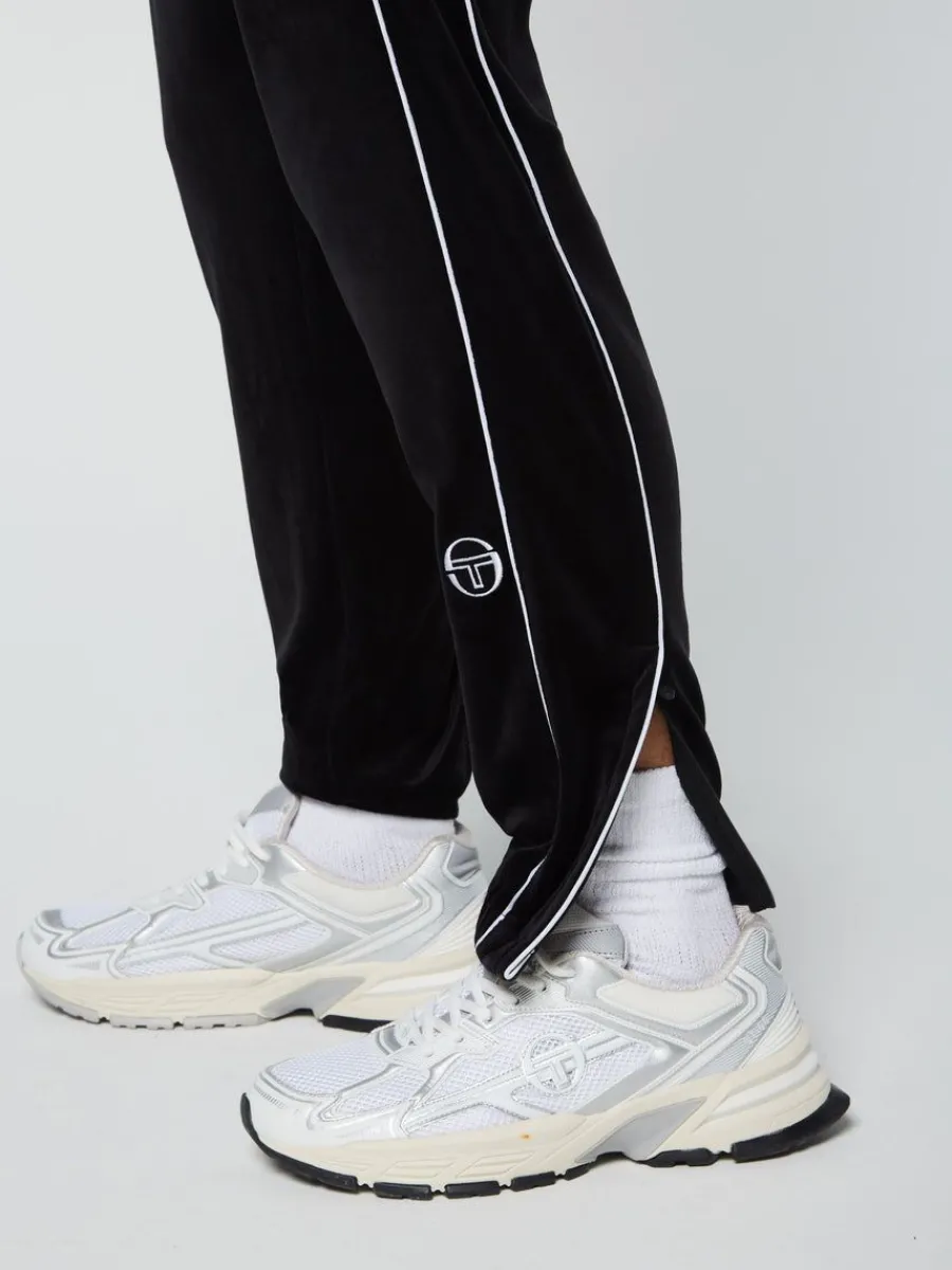 Sergio Tacchini Lioni Velour Track Pant- Black Beauty Sale