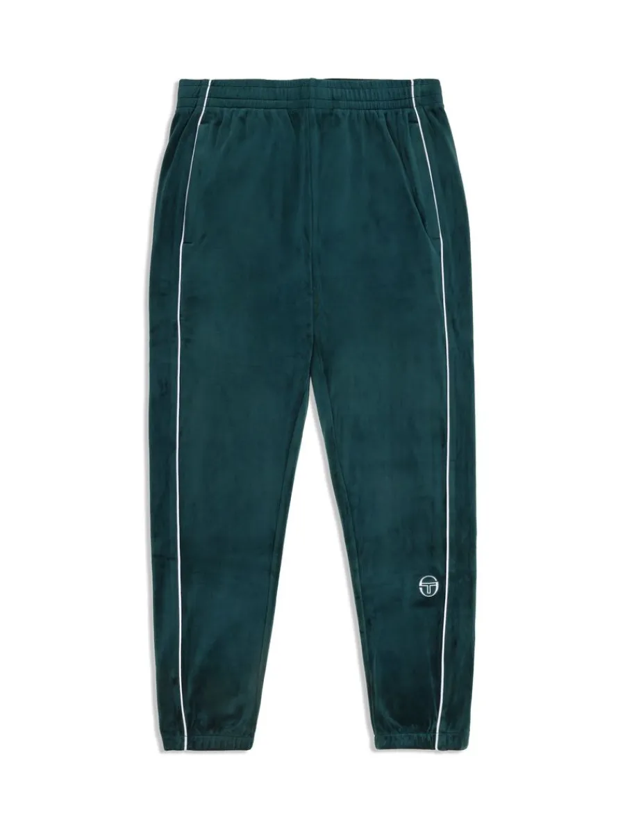Sergio Tacchini Lioni Velour Track Pant- Botanical Garden Outlet
