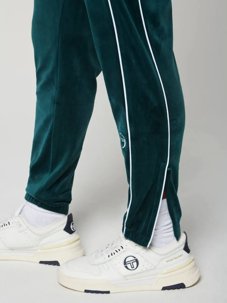 Sergio Tacchini Lioni Velour Track Pant- Botanical Garden Outlet