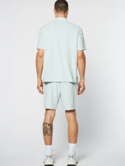 Sergio Tacchini Livata Monogram Polo- Surf Spray Clearance