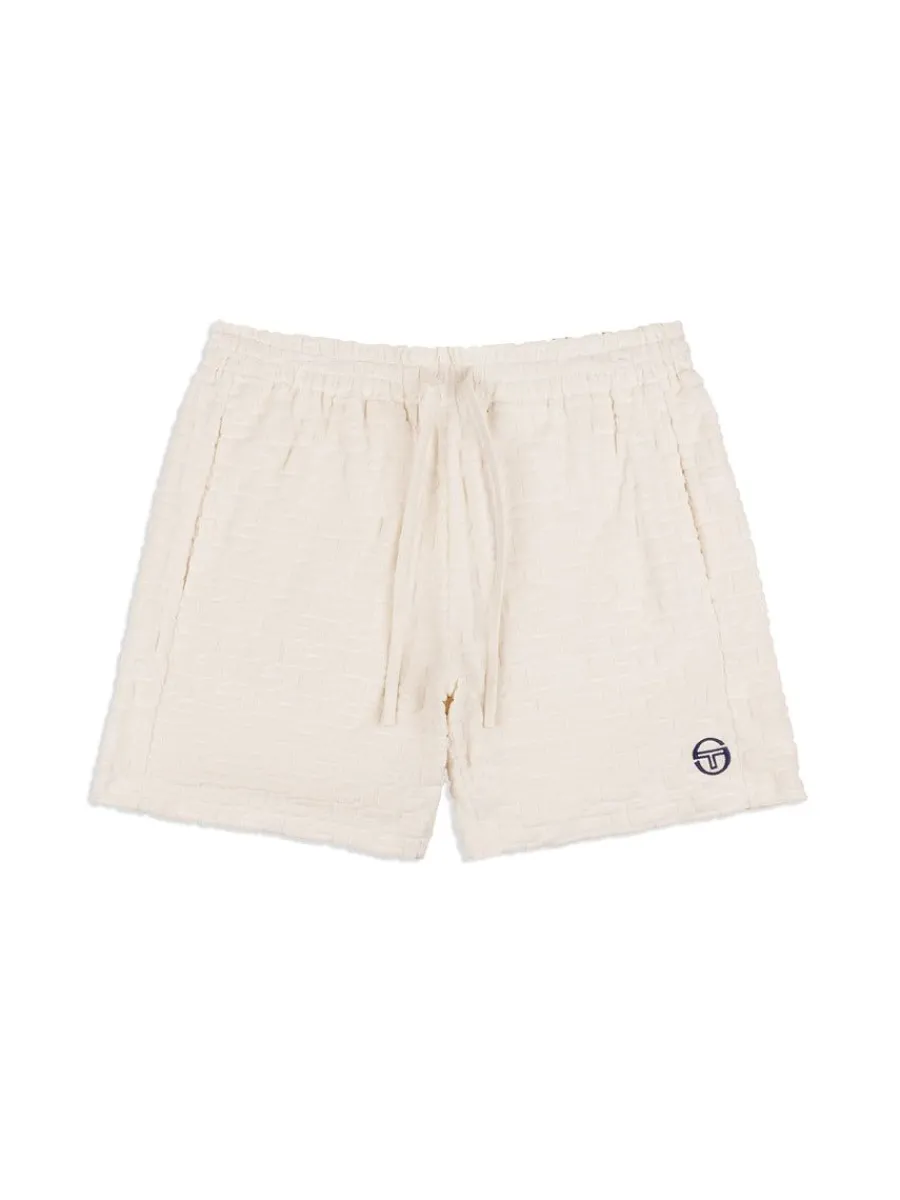 Sergio Tacchini Livata Monogram Short- Gardenia Outlet