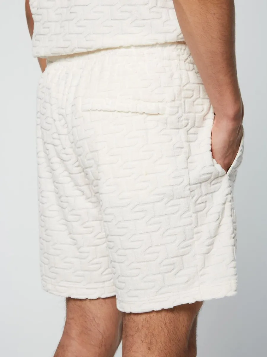 Sergio Tacchini Livata Monogram Short- Gardenia Outlet