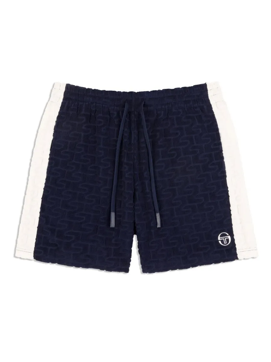 Sergio Tacchini Livata Monogram Short- Maritime Blue Online