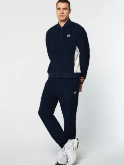 Sergio Tacchini Livata Monogram Track Jacket- Maritime Blue Sale