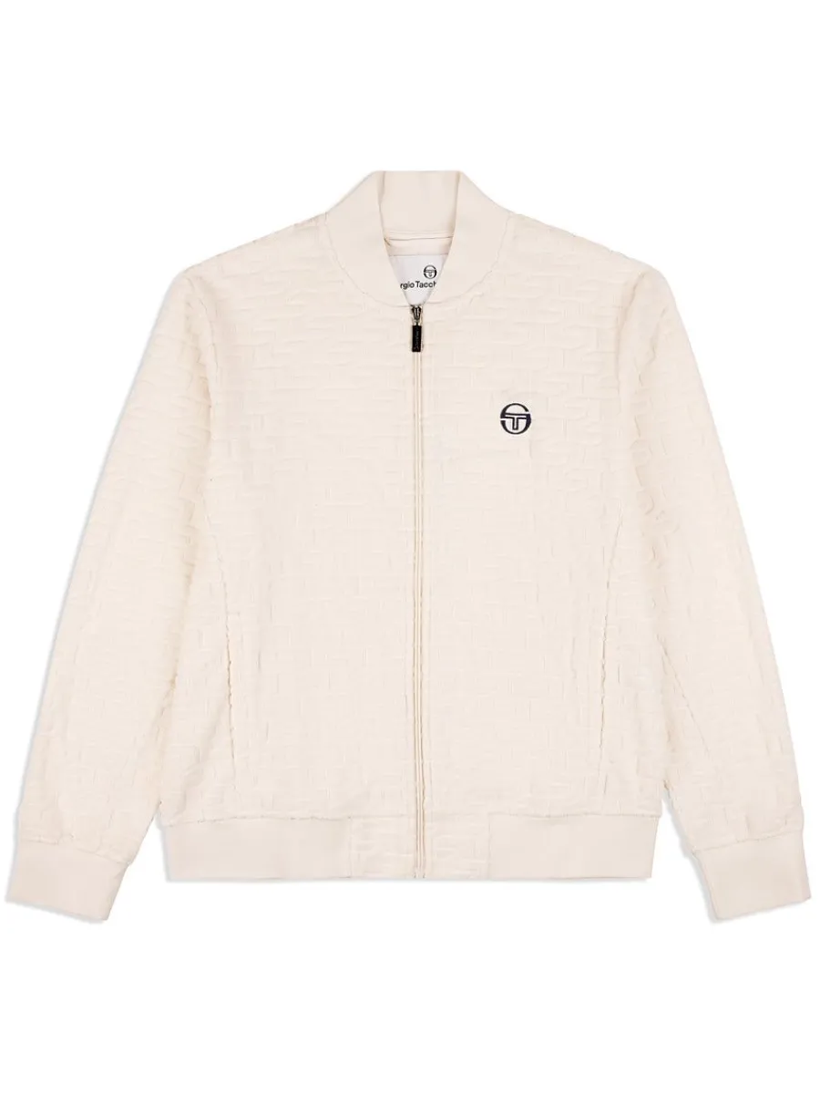 Sergio Tacchini Livata Monogram Track Jacket- Gardenia Discount