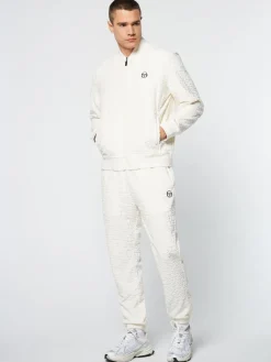 Sergio Tacchini Livata Monogram Track Jacket- Gardenia Discount