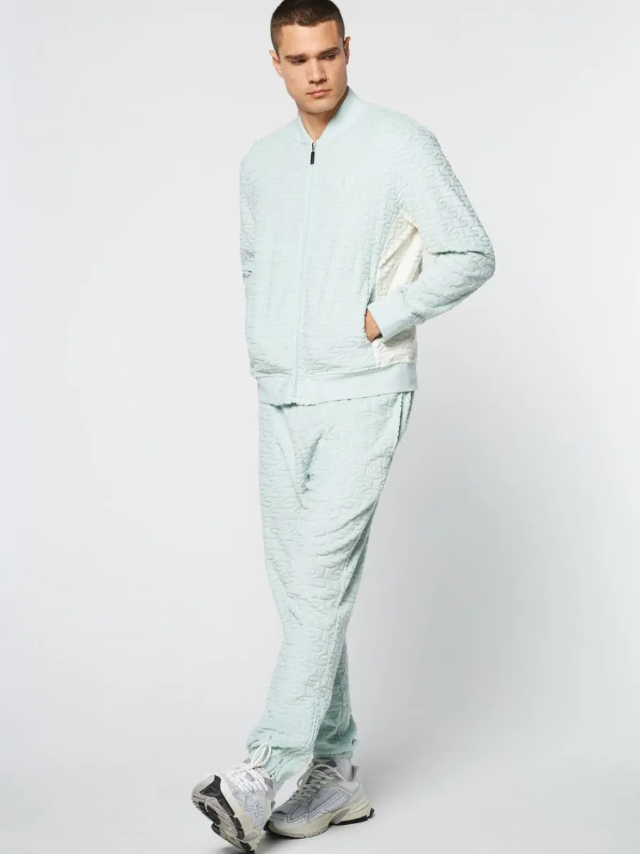 Sergio Tacchini Livata Monogram Track Jacket- Surf Spray Best