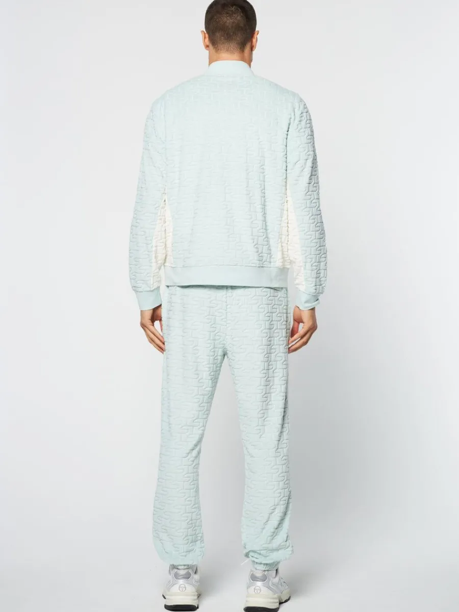 Sergio Tacchini Livata Monogram Track Jacket- Surf Spray Best
