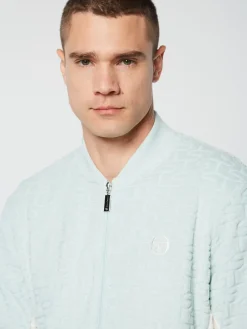 Sergio Tacchini Livata Monogram Track Jacket- Surf Spray Best