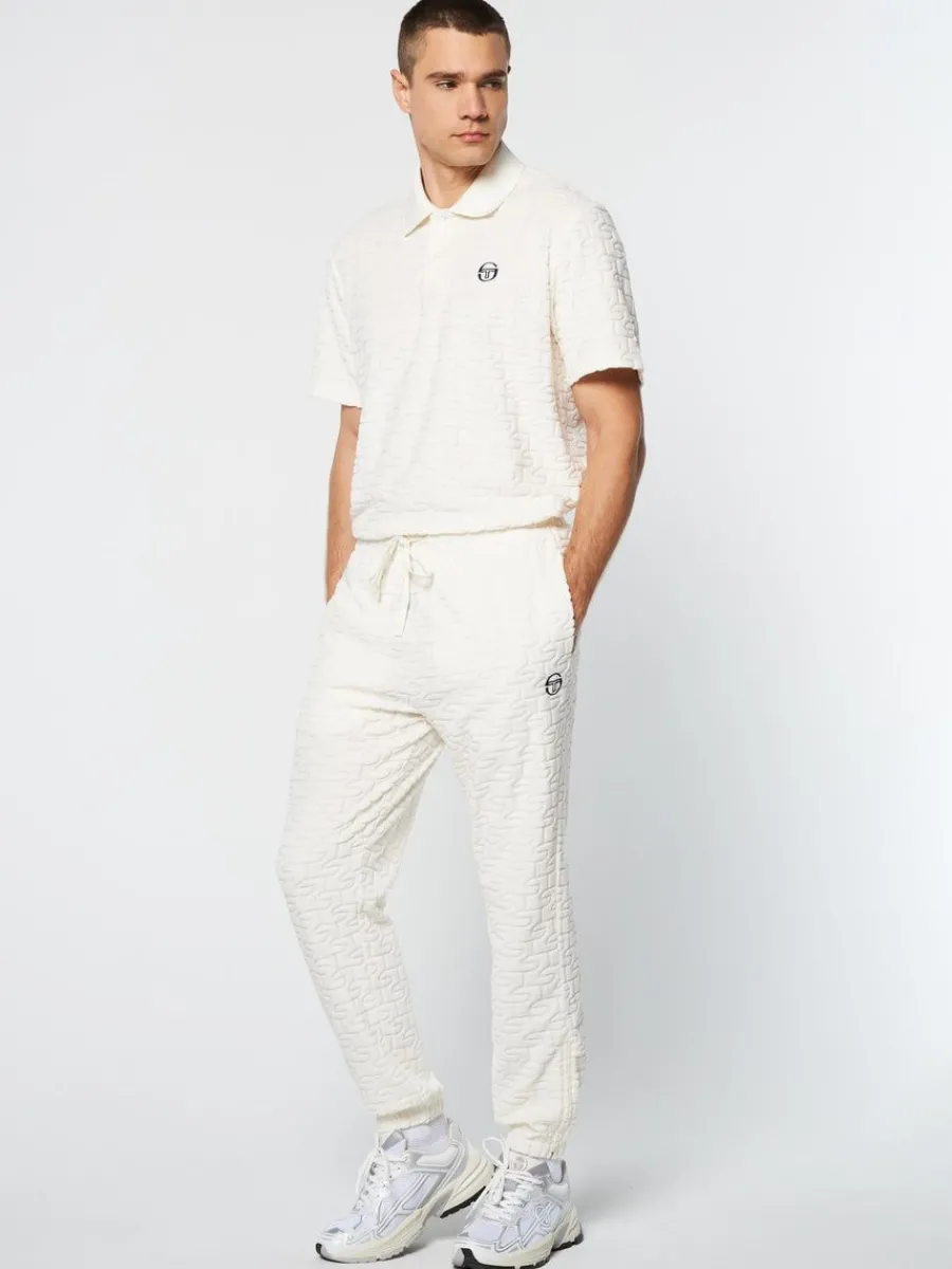 Sergio Tacchini Livata Monogram Track Pant- Gardenia Clearance