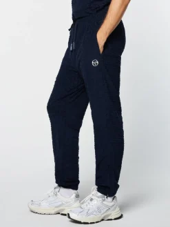 Sergio Tacchini Livata Monogram Track Pant- Maritime Blue Hot