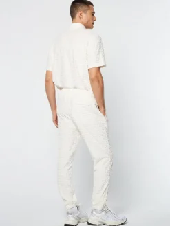 Sergio Tacchini Livata Monogram Track Pant- Gardenia Hot