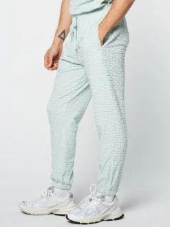 Sergio Tacchini Livata Monogram Track Pant- Surf Spray Discount
